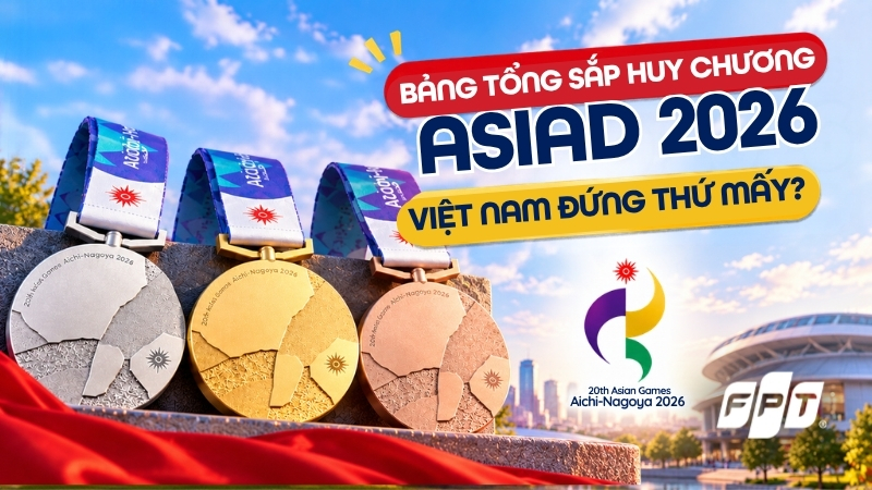 Bảng tổng sắp huy chương ASIAD 2026 h&ocirc;m nay 28/9: Việt Nam đứng thứ mấy?