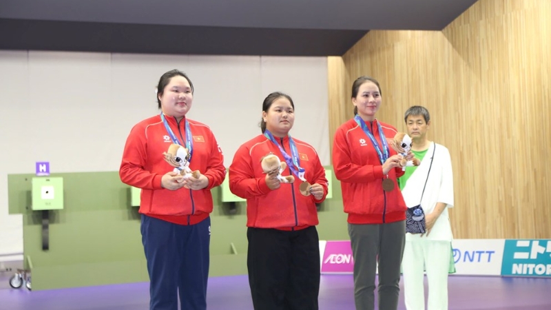 Bắn súng Việt Nam giành HCĐ tại ASIAD 2026