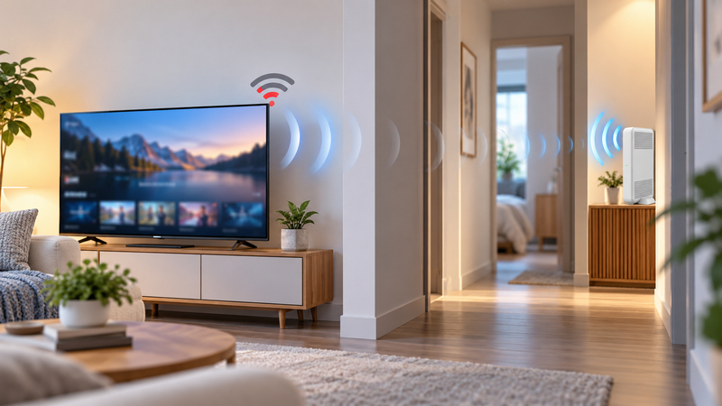 Kiểm tra khoảng cách giữa tivi và router để đảm bảo kết nối