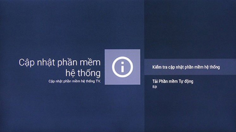Cập nhật phần mềm tivi để tăng khả năng tương thích với router mới