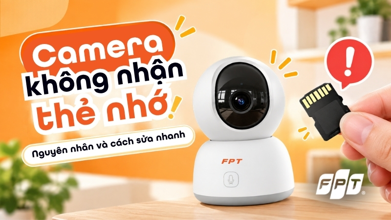 Camera kh&ocirc;ng nhận thẻ nhớ: Nguy&ecirc;n nh&acirc;n v&agrave; c&aacute;ch sửa nhanh