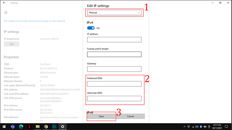 Thử đổi DNS Server để sửa lỗi mạng FPT chậm