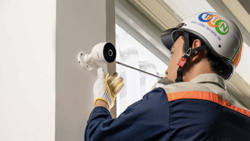 Kiểm tra góc camera trước khi lắp đặt cố định