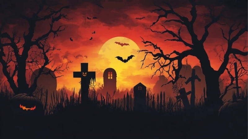 hinh-nen-halloween-bi-an-trong-khu-rung