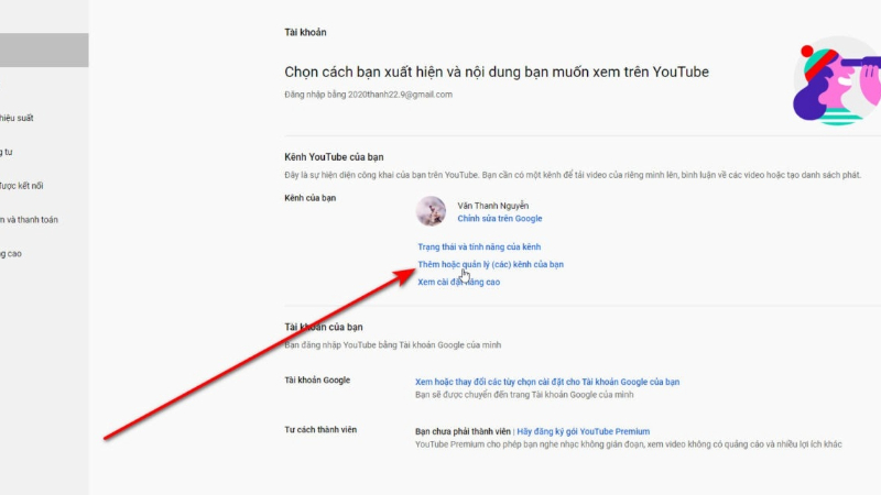Kênh thương hiệu cho phép nhiều tài khoản Google cùng quản lý một kênh chung