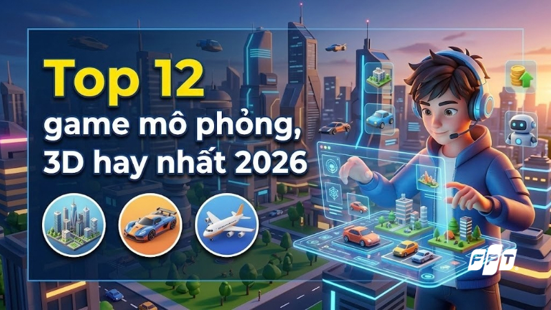 Top 12 game m&ocirc; phỏng, 3D hay nhất 2026 tr&ecirc;n điện thoại, PC