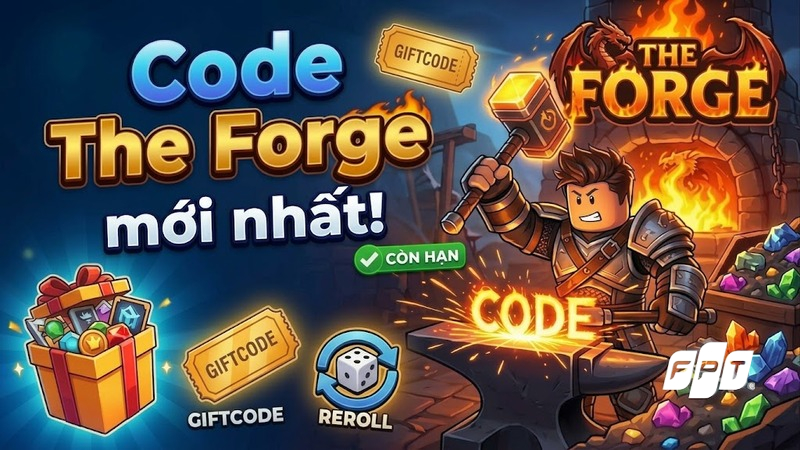 Code The Forge mới nhất th&aacute;ng 10/2026 c&ograve;n hạn v&agrave; c&aacute;ch nhập