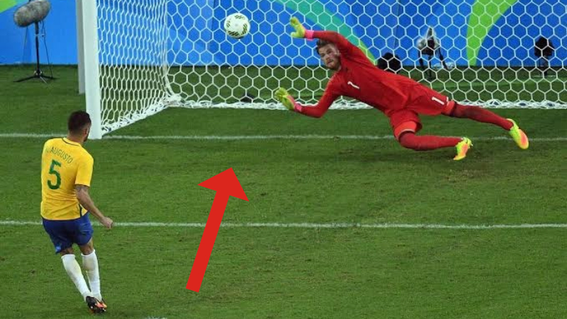Cầu thủ phải sút bóng về phía trước khi thực hiện penalty