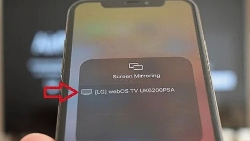 Kết nối màn hình iPhone với tivi LG có hỗ trợ AirPlay