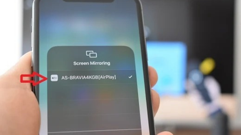 Smart tivi Sony có hỗ trợ kết nối với iPhone qua AirPlay