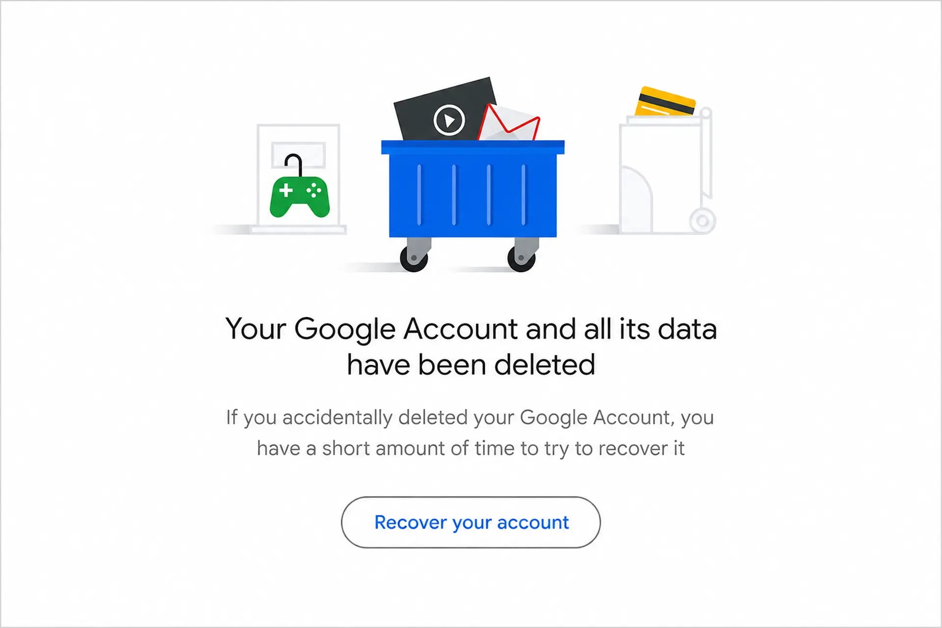 Google luôn hiển thị cảnh báo rõ ràng trước khi bạn xác nhận xóa tài khoản vĩnh viễn