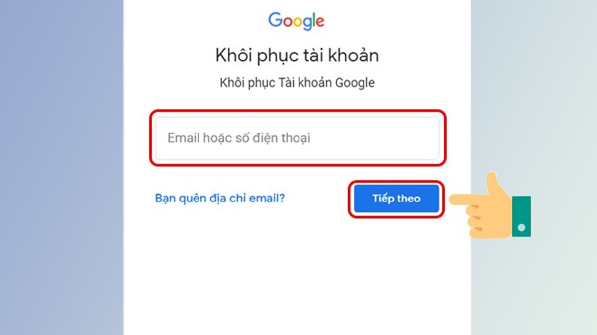 Google chỉ hỗ trợ khôi phục tài khoản trong một khoảng thời gian ngắn sau khi xóa