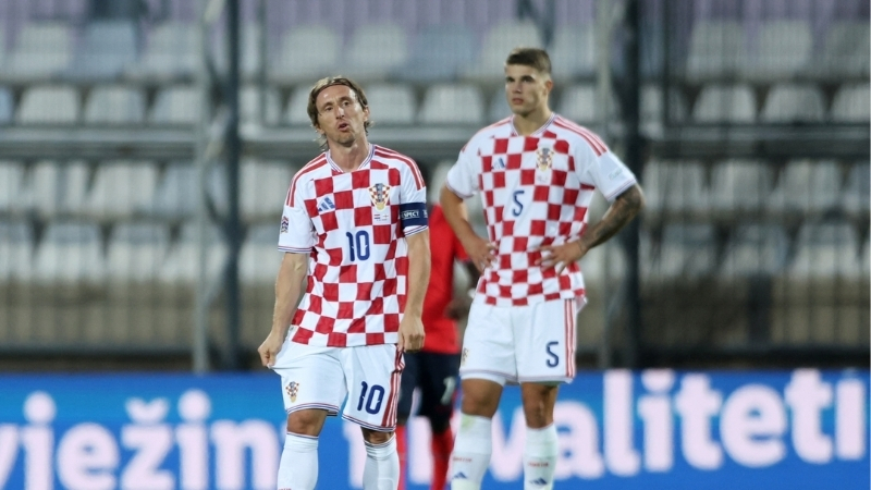 Croatia thua đậm 0-7 trước Anh ở lượt trận gần nhất