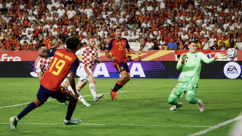 Tây Ban Nha thắng Croatia 4-1 ở lượt hai bảng A3 Nations League