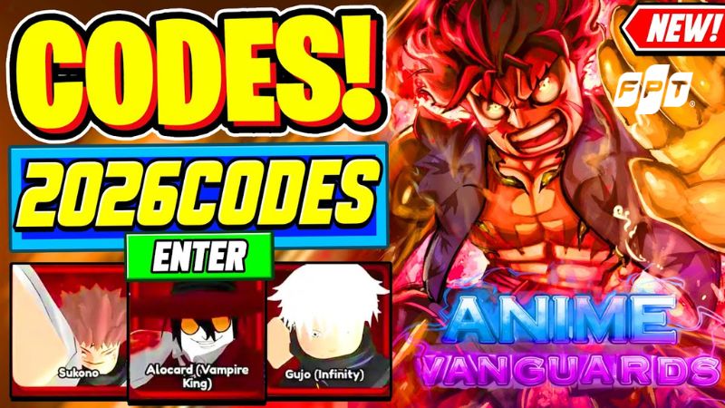 Tổng hợp code Anime Vanguards 10/2026 mới nhất v&agrave; c&aacute;ch nhập