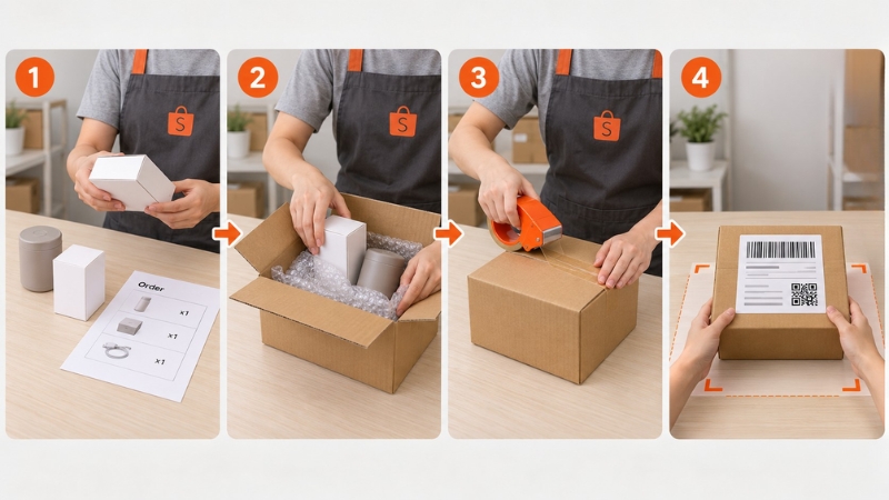 Một quy trình cố định giúp video của từng đơn có cấu trúc rõ ràng và dễ kiểm tra