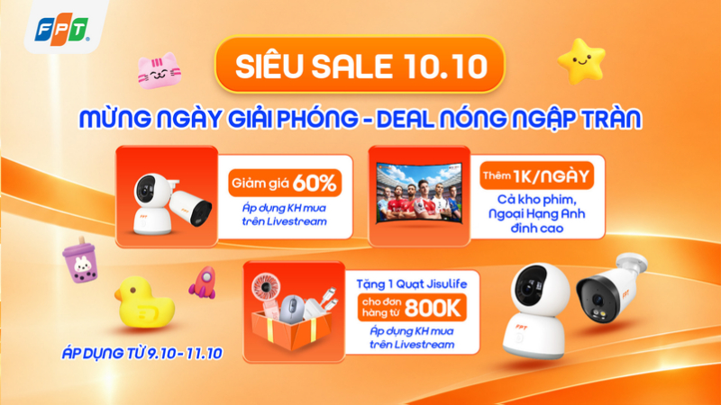 Mừng ng&agrave;y Giải ph&oacute;ng - Deal n&oacute;ng ngập tr&agrave;n từ 9/10 đến 11/10