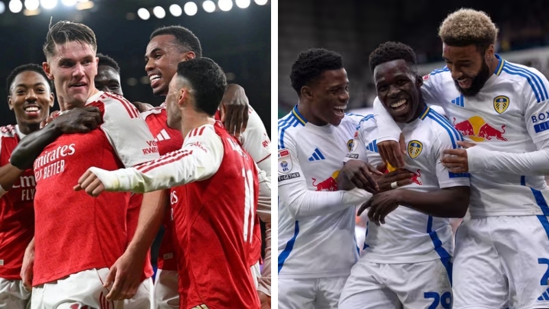 Arsenal và Leeds tái đấu tại Emirates trong vòng 6 Ngoại Hạng Anh