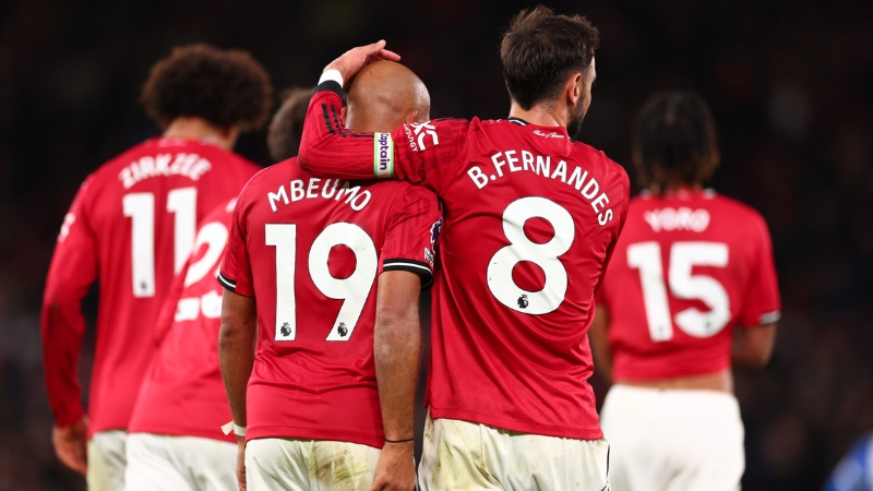 Mbeumo và Bruno Fernandes là hai điểm phát triển bóng quan trọng của Man Utd