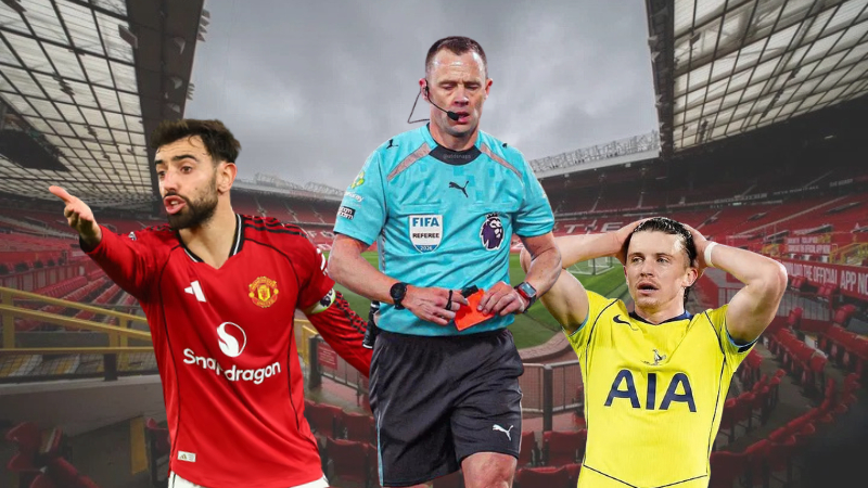 Trọng tài trận MU vs Tottenham vòng 6 Ngoại hạng Anh