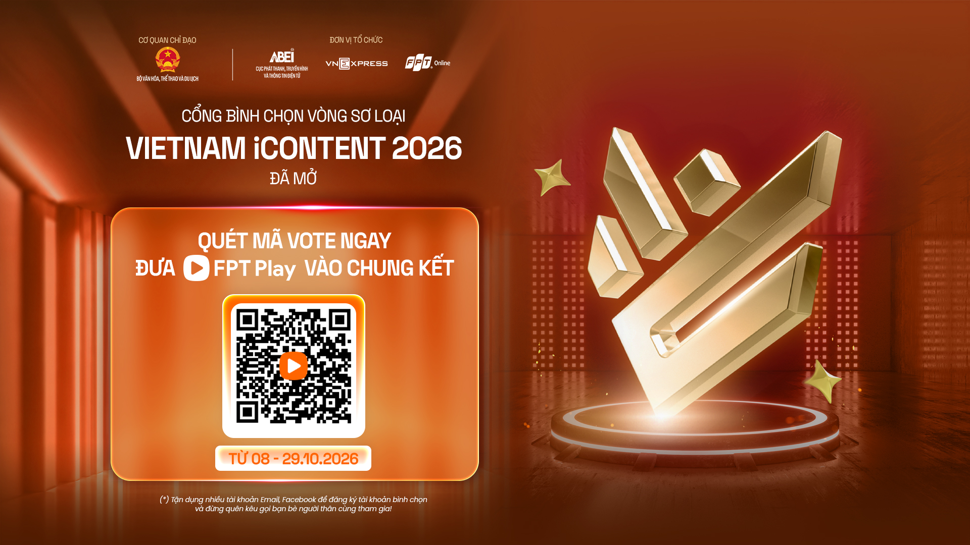FPT Play được đề cử tại Vietnam iContent Award 2026