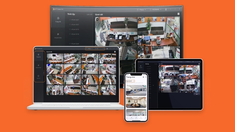 Camera IP giúp khách hàng dễ dàng quan sát từ xa