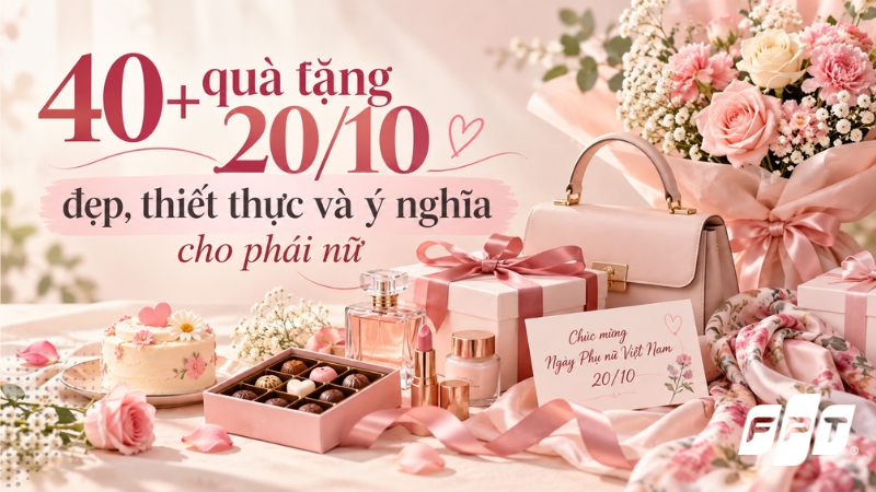 40+ qu&agrave; tặng 20/10 đẹp, thiết thực v&agrave; &yacute; nghĩa cho ph&aacute;i nữ