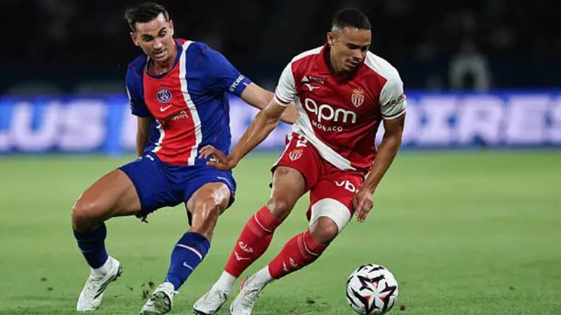 PSG để thua bất ngờ trước Monaco ngày 05/09