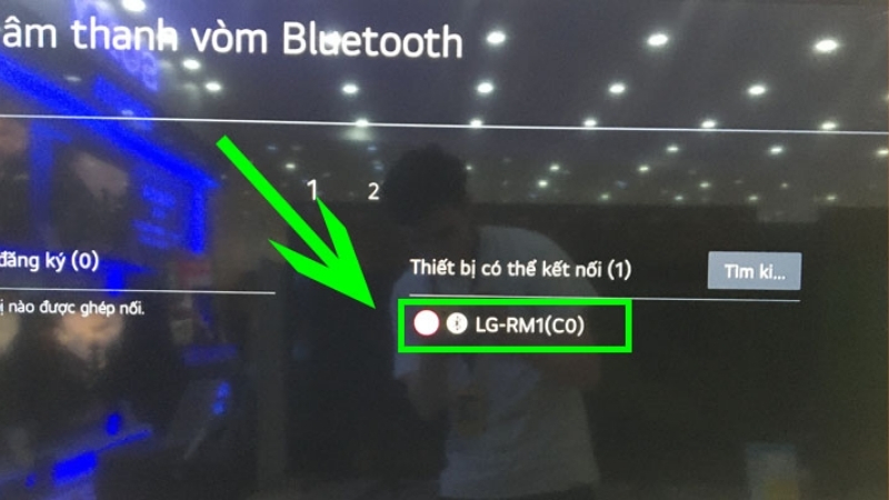 Nhấn chọn loa Bluetooth bạn muốn để hoàn tất kết nối