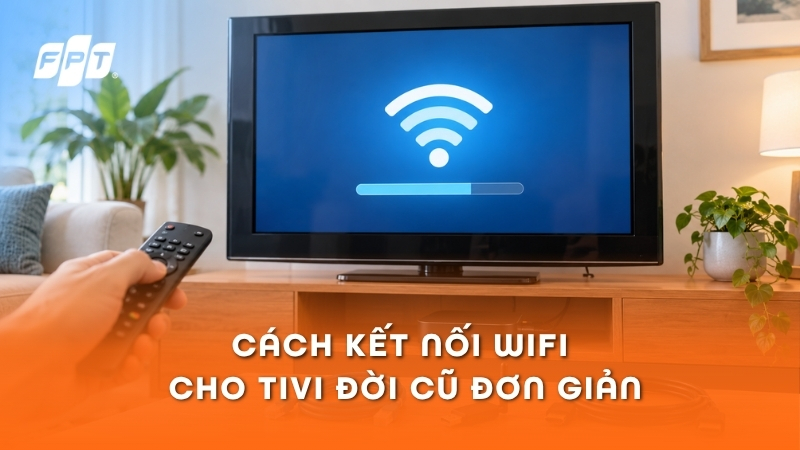 C&aacute;ch kết nối WiFi cho tivi đời cũ kh&ocirc;ng phải ai cũng biết