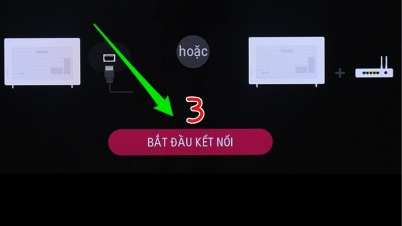 Chọn Bắt đầu kết nối