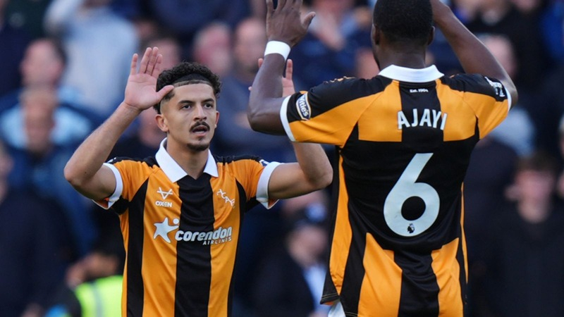 Hull City hòa Everton với tỷ số 2-2 ở trận gần nhất