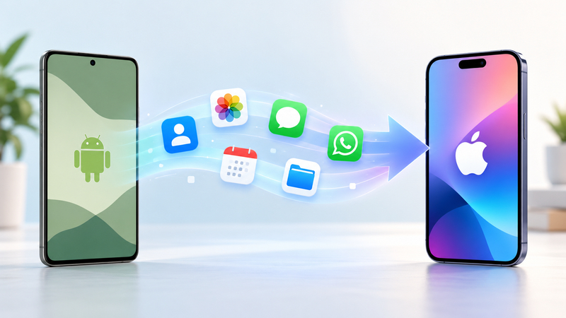 Danh bạ, ảnh, tin nhắn, WhatsApp và nhiều dữ liệu cá nhân có thể được gom vào cùng một lần chuyển