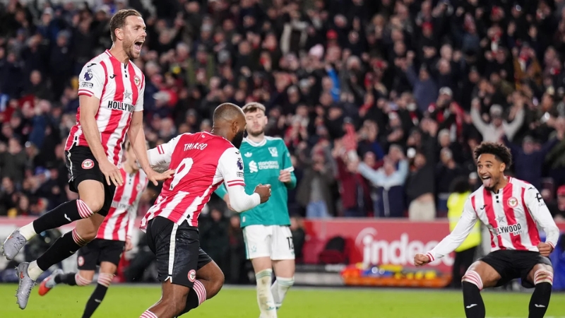 Brentford từng đánh bại Liverpool 3-2 trong lần tiếp đón đội bóng vùng Merseyside gần nhất
