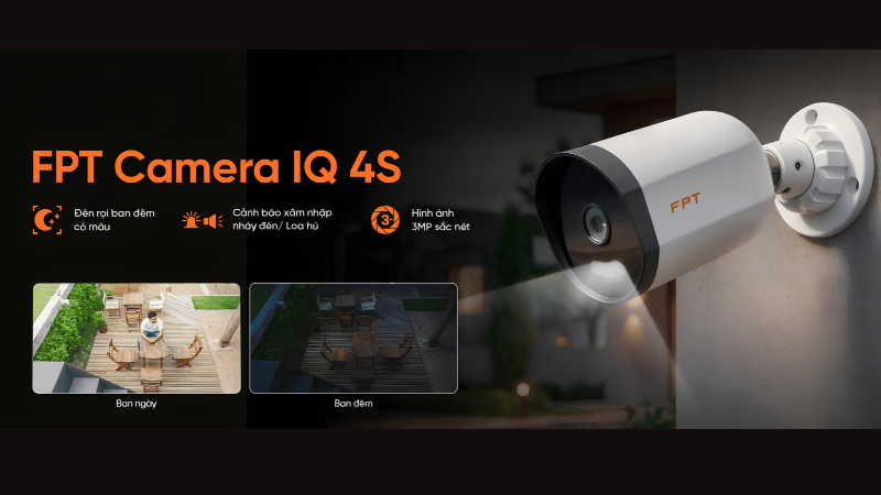 Camera hồng ngoại giám sát cửa nhà vào ban đêm