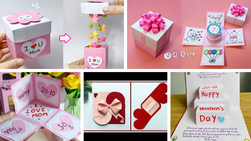 Gợi ý các mẫu thiệp 20/10 tặng mẹ đẹp, đơn giản và giàu tình cảm