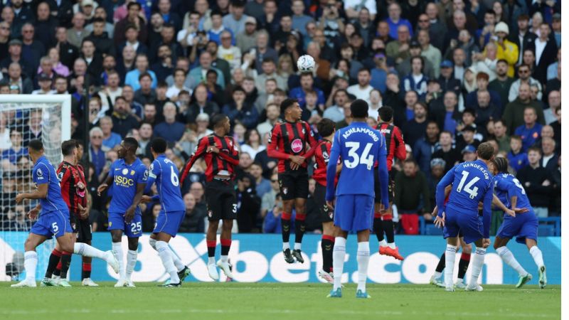 Bournemouth thua 1-5 trong trận đấu với Chelsea vào ngày 10/10