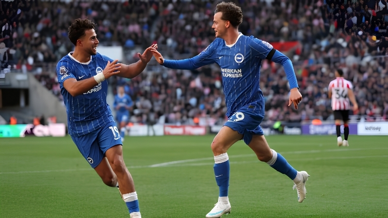 Brighton chiến thắng 2 - 0 ngay trên sân khách ngày 10/10