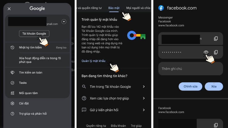 Các bước xem mật khẩu facebook đơn giản, dễ hiểu
