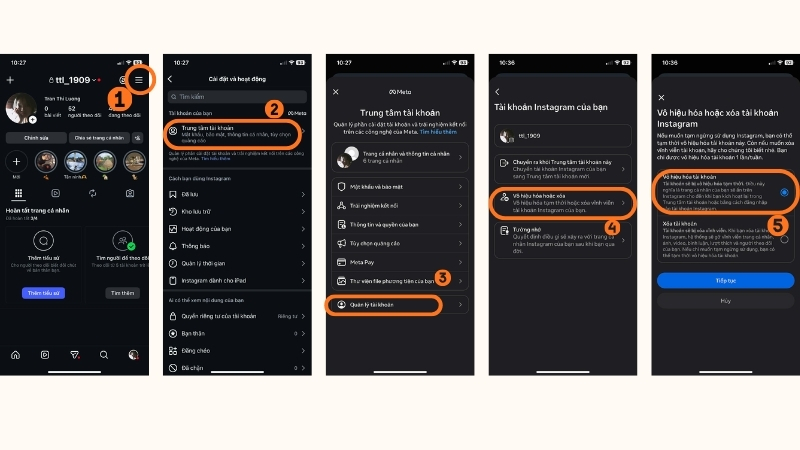 Các bước vô hiệu hóa tài khoản Instagram nhanh chóng, đơn giản