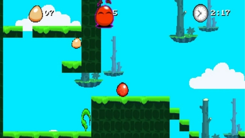 Bounce Tales với nhân vật quả bóng đỏ quen thuộc trên điện thoại