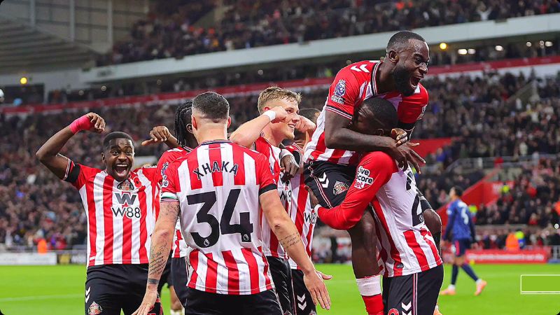 Sunderland đã chạm trán Bournemouth mùa giải 2025/1026 Ngoại Hạng Anh