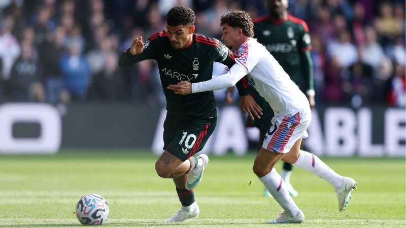 Nottm Forest thất bại 1-3 trước Crystal Palace ở vòng 6