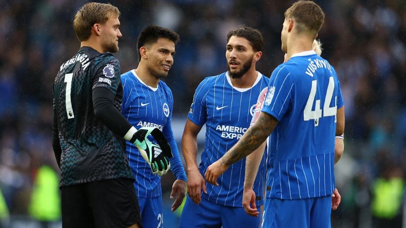Brighton sẽ thi đấu với Liverpool trong khuôn khổ vòng 8 Ngoại hạng Anh