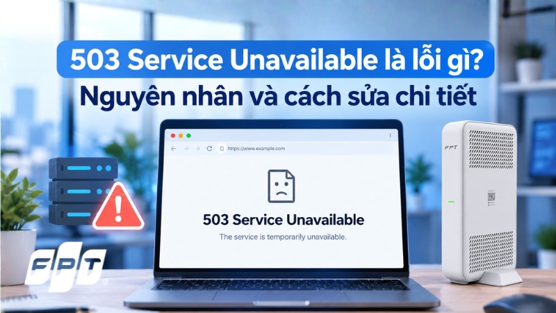 503 Service Unavailable l&agrave; lỗi g&igrave;? Nguy&ecirc;n nh&acirc;n v&agrave; c&aacute;ch sửa
