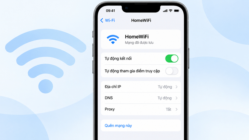 Bật Tự động kết nối cho mạng Wi-Fi đã lưu trên iPhone
