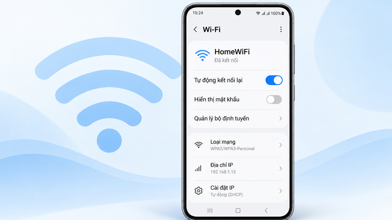 Thiết lập tự động kết nối lại Wi-Fi trên điện thoại Android