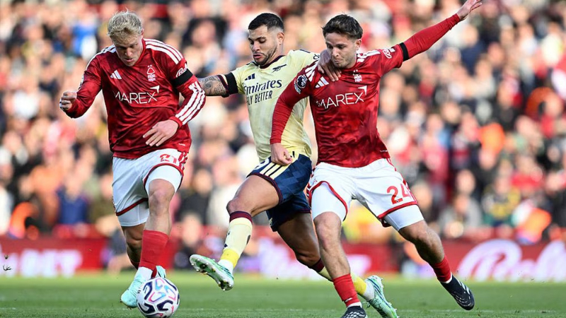 Nottingham Forest để thua Arsenal 0-1, tiếp tục đối mặt áp lực cải thiện phong độ tại Ngoại hạng Anh