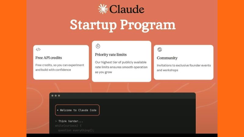 Chương trình Claude Startups và các quyền lợi