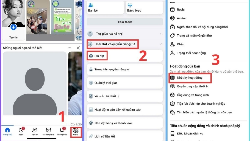 Truy cập Nhật ký hoạt động
